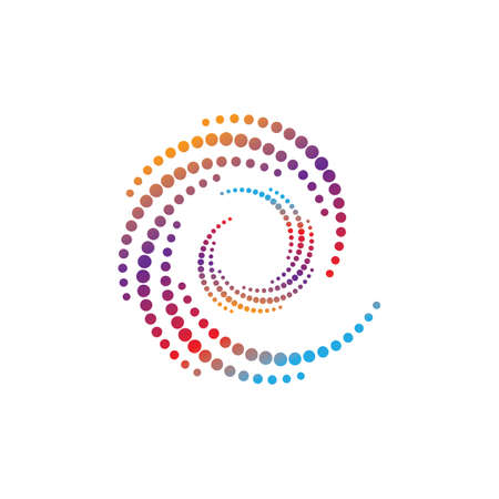 circle logo template vector designのイラスト素材