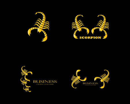 Scorpion Logo Template Vector illustrationのイラスト素材