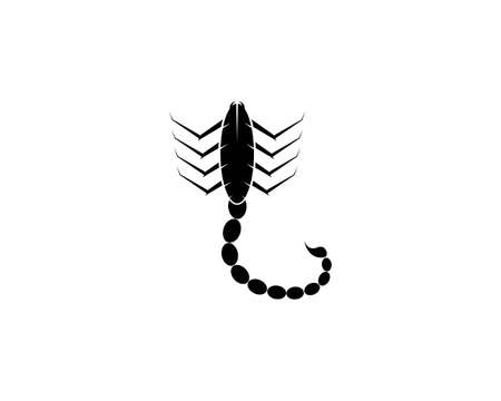 Scorpion icon Template Vector illustrationのイラスト素材