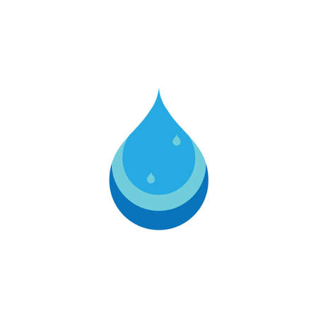 water drop icon Template vector illustration designのイラスト素材
