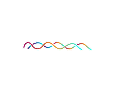 sound wave ilustration vector icon templateのイラスト素材
