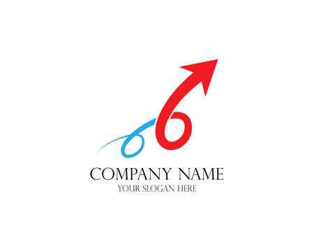 Arrows vector illustration icon Logo Template designのイラスト素材