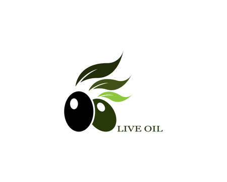 olive icon vector illustration design templateのイラスト素材