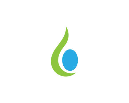 water drop Logo Template vector illustration designのイラスト素材