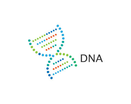 D,N,A logo vector icon templateのイラスト素材