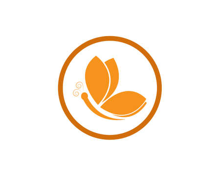 Beauty Butterfly Logo Template Vector icon designのイラスト素材
