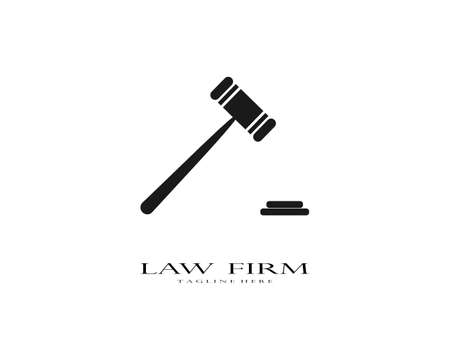 Law firm logo vector templateのイラスト素材