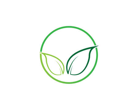 Tree leaf vector logo design, eco-friendly concept.のイラスト素材