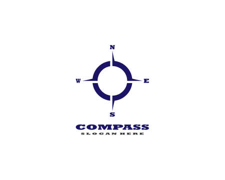 Compass Logo Template vector icon illustration designのイラスト素材