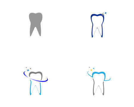 Dental logo Template vector illustration icon designのイラスト素材