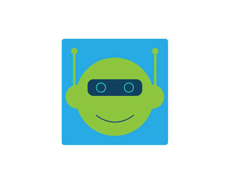 Robot  vector icon template