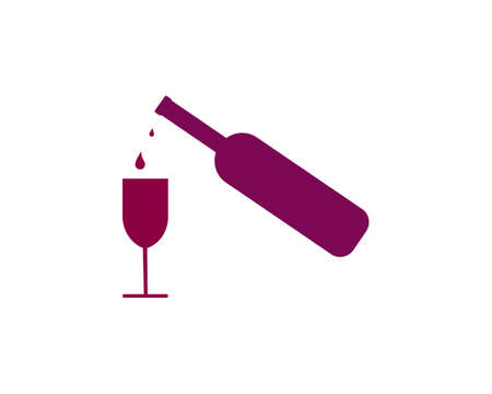 Wine  Template vector designのイラスト素材