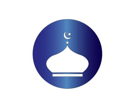 Mosque icon vector templateのイラスト素材