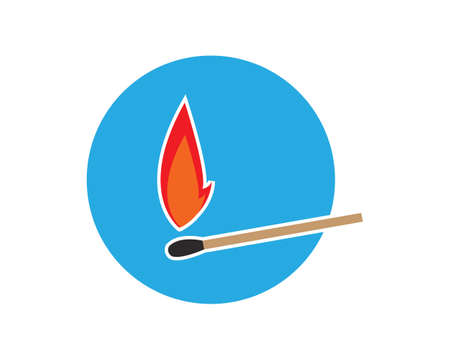 Fire  vector templateのイラスト素材