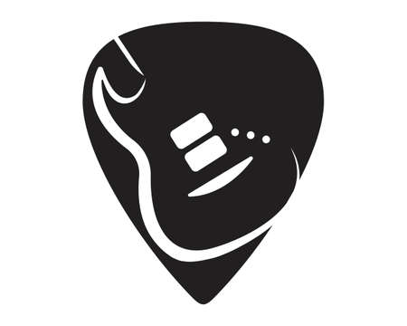 Guitar  vector templateのイラスト素材
