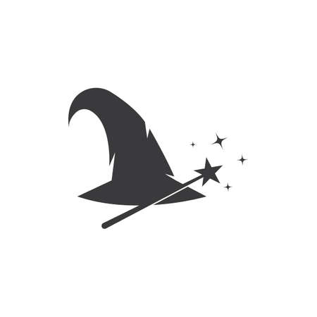 magician stick wizard icon  vector illustrationのイラスト素材