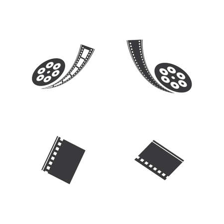 filmstrip  Template vector illustration designのイラスト素材