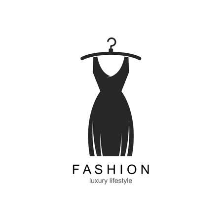 Clothes shop fashion  vector icon templateのイラスト素材