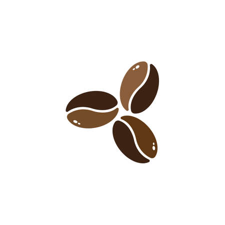 coffee beans template vector icon illustration designのイラスト素材