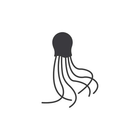 Octopus logo ilustration vector templateのイラスト素材