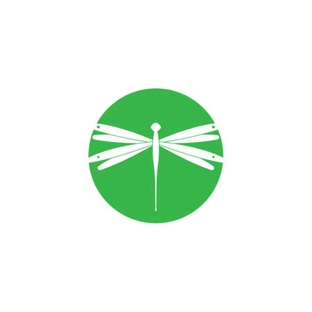 Dragonfly  template vector icon illustration designのイラスト素材