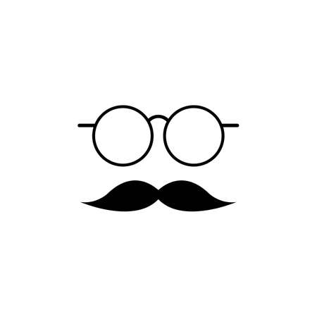 Mustache icon vector ilustration templateのイラスト素材