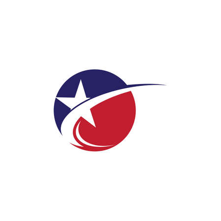 Star Logo Template vector icon illustration designのイラスト素材