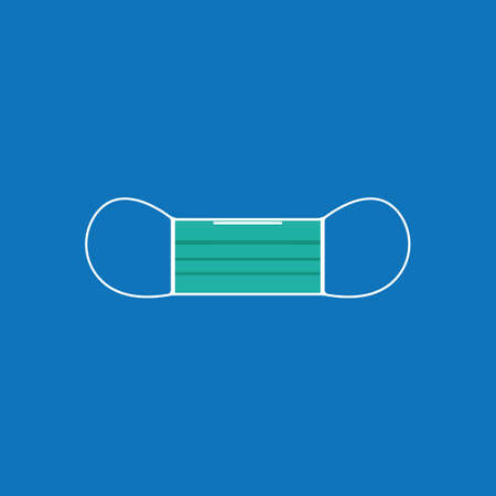 Face mask icon vector logo templateのイラスト素材