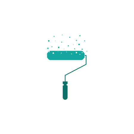 Paint brush symbol illustrationのイラスト素材