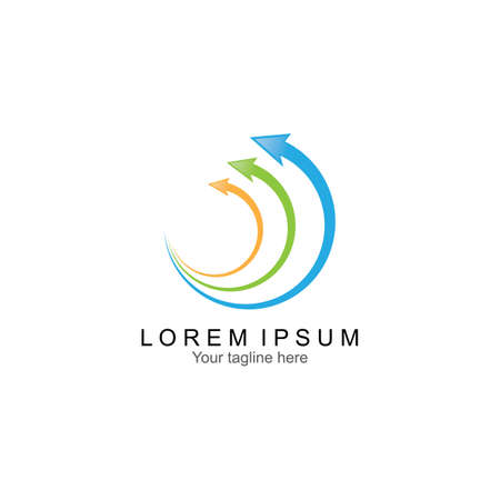 Business Finance professional logo template vectorのイラスト素材