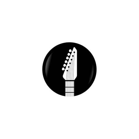 Guitar logo vector templateのイラスト素材