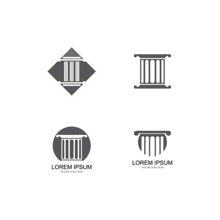 column Logo vector illustration Templateのイラスト素材