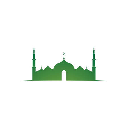 Mosque Moslem icon vector illustration design templateのイラスト素材