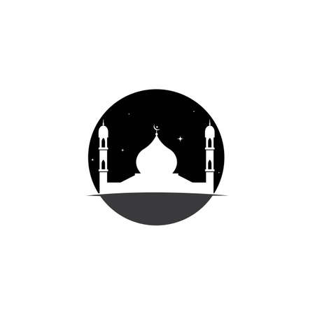 Mosque Moslem icon vector illustration design templateのイラスト素材