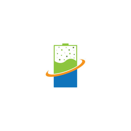 battery icon vector illustration templateのイラスト素材