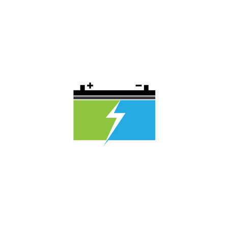 Car Battery Icon Vector Template illustration designのイラスト素材