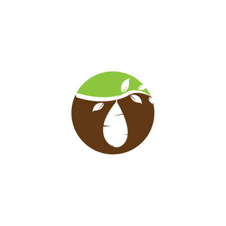 Cocoon logo template vector icon illustration designのイラスト素材