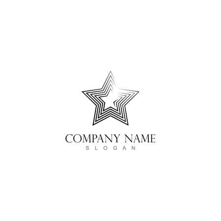 Star Logo Template vector icon illustration designのイラスト素材