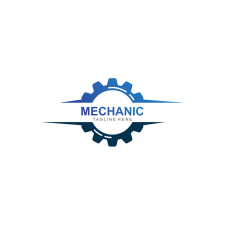 Gear Logo Template vector icon illustration designのイラスト素材