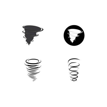 Tornado logo symbol vector illustration designのイラスト素材