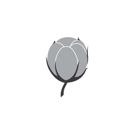 Cotton Template vector symbol natureのイラスト素材