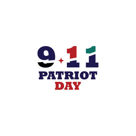 11 september. Patriot day. We Will Never Forget. Design for postcard, flyer, poster bannerのイラスト素材