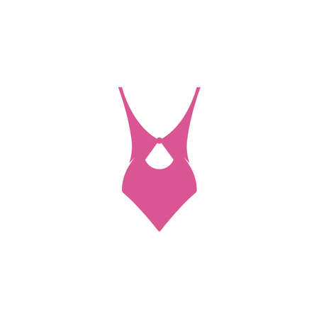 Bikini Logos Vector Template. Swimsuit Logo Design Vectorのイラスト素材