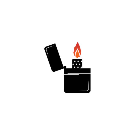 Gas Lighter vector icon illustration design,symbol and background.のイラスト素材