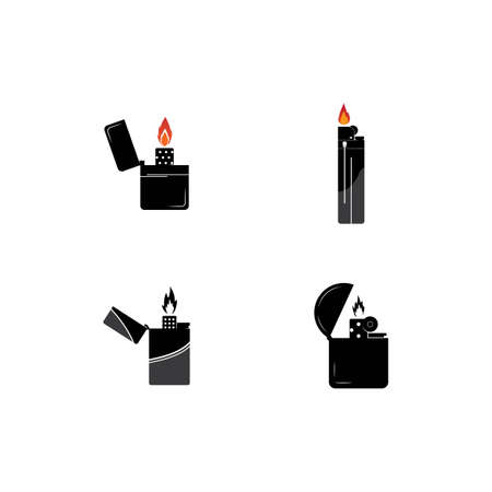 Gas Lighter vector icon illustration design,symbol and background.のイラスト素材