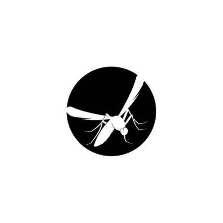 Mosquito Logo Design Vector Illustration.のイラスト素材