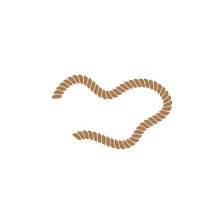 Rope logo vector templateのイラスト素材