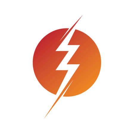 Lightning Electric Icon Vector Illustrationのイラスト素材