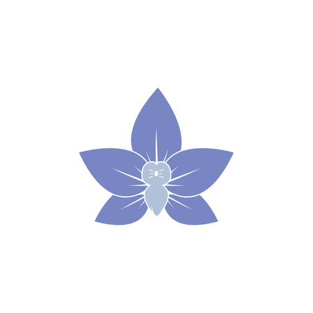 Orchid logo vector flower templateのイラスト素材