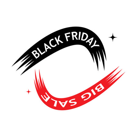 Black Friday logo concept vectorのイラスト素材